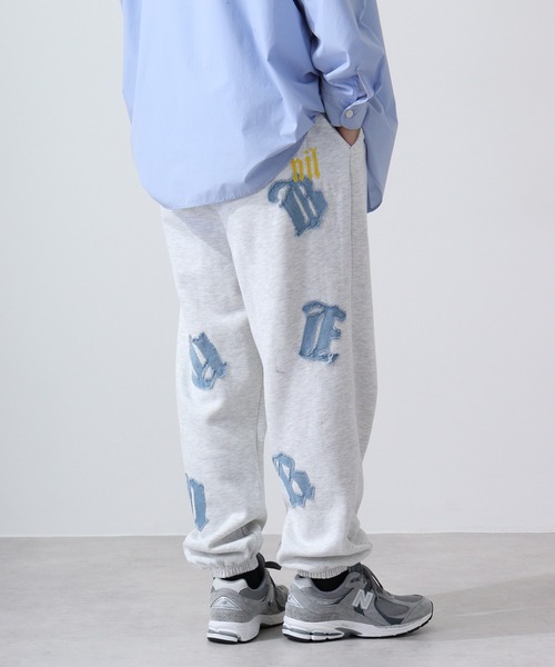 RE730 アップリケジョガーパンツ（その他パンツ）｜RE730（アールイーセブンサーティー）