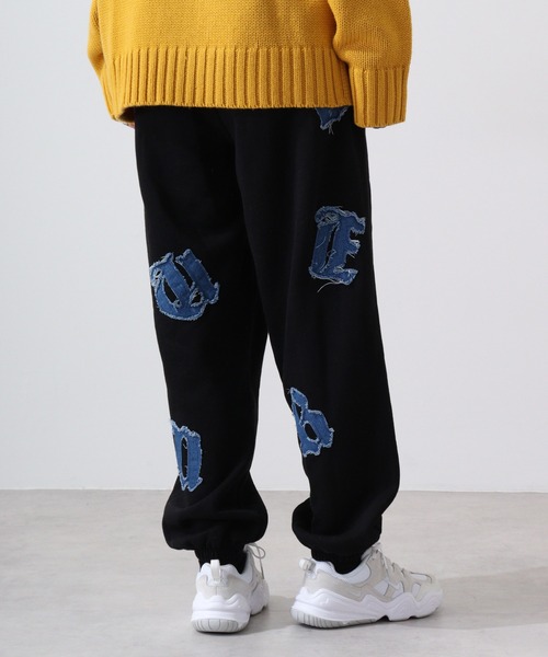 RE730 アップリケジョガーパンツ（その他パンツ）｜RE730（アールイーセブンサーティー）
