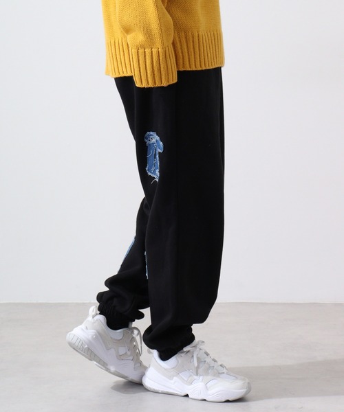 RE730 アップリケジョガーパンツ（その他パンツ）｜RE730（アールイーセブンサーティー）