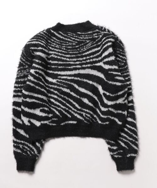 SpRay（スプレイ）の「ゼブラニットクルーネックカーディガン（カーディガン/ボレロ・レディース・ブラック/ホワイト・FREE）」の17枚目の写真