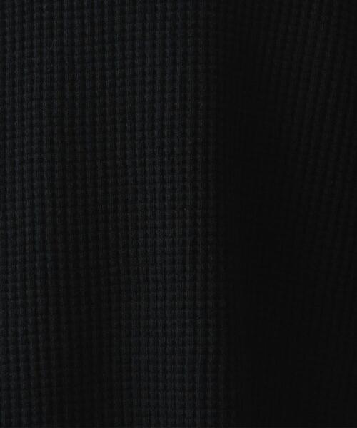 Steven Alan（スティーブンアラン）の「＜Steven Alan＞ ビッグワッフル ロングスリーブ Tシャツ（Tシャツ/カットソー・メンズ・オフホワイト/ブラック・S/L/M）」の15枚目の写真