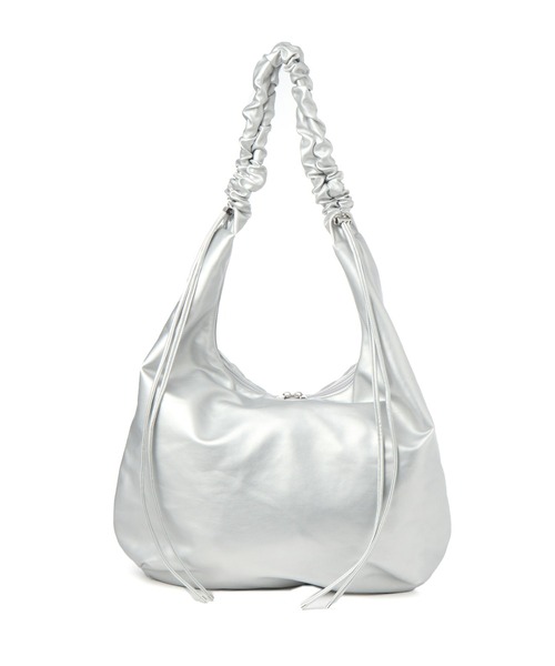 LAKOLE(ラコレ)の「FLハンドルギャザーショルダー / 990187(ショルダーバッグ・レディース・ブラック/オフホワイト/シルバー・FREE)」の15枚目の写真