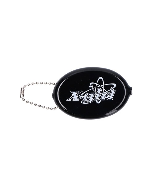 X-girl（エックスガール）の「CHEMICAL SYMBOL LOGO COIN CASE（コインケース・レディース・ブルー/ブラック/イエロー・ONE SIZE）」の2枚目の写真