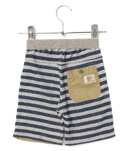 SHIPS（シップス）の「SHIPS KIDS:バック/ボーダー ハーフ①(kids)（その他パンツ・キッズ・ベージュ・120/130/110/100）」の2枚目の写真