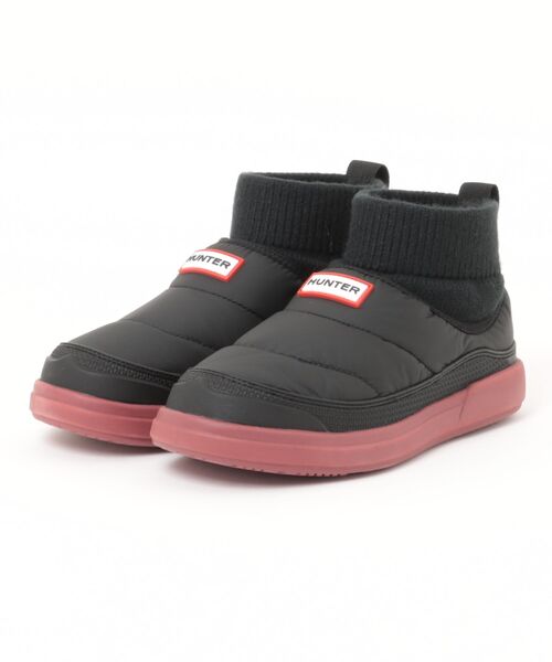HUNTER(ハンター)の「《HUNTER》W IN/OUT PUFFER KNIT BOOT(スリッポン・レディース・ブラック/ブラック系その他/ホワイト系その他2/ブラック系その他2・UK5/UK6/UK4/UK3)」の4枚目の写真