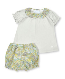 【新品タグ付】 タルティーヌエショコラ リバティ 上下セット 120 新品タグ付】 タルティーヌエショコラ リバティ 上下セット 120