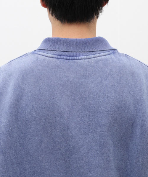 B.C STOCK（ベーセーストック）の「collared ピグメントスウェット（スウェット・メンズ・ピンク/ブルー系その他/ブラック・LARGE/MEDIUM）」の9枚目の写真