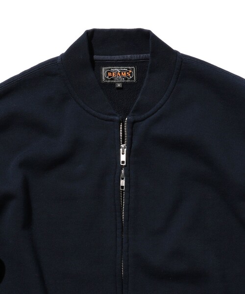 新品！BEAMS PLUS / スウェット カーデガン グレー　ストライプ BEAMS PLUS (BEAMS PLUS) [Special order] LOOPWHEELER / Extra