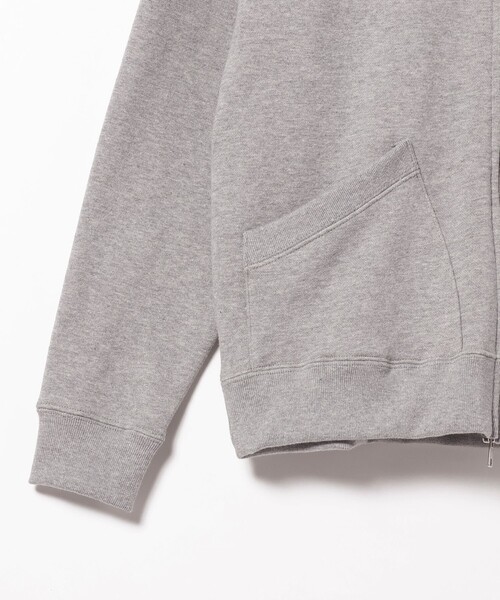 新品！BEAMS PLUS / スウェット カーデガン グレー　ストライプ BEAMS PLUS（ビームス プラス）【別注】PEG / Sweat Cardigan