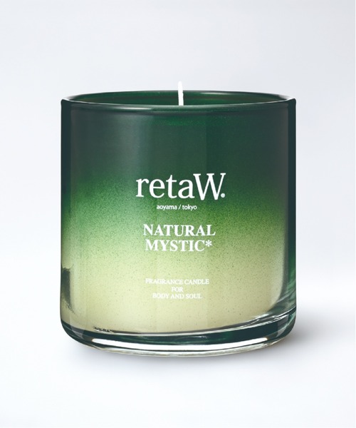 retaW（リトゥ）の「フレグランス キャンドル  NATURAL MYSTIC*  fade（キャンドル・メンズ・オリーブ×ブラック・フリー）」の2枚目の写真