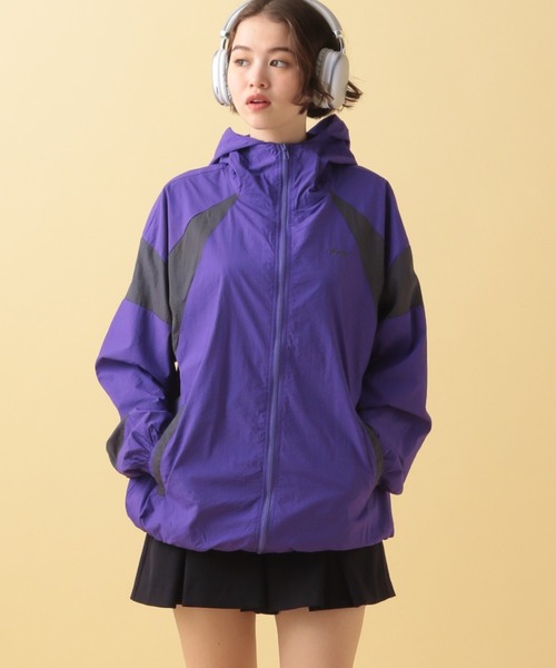 PBLIM(ページボーイリム)の「PAGEBOYLIM/カラーキリカエブルゾン(ブルゾン・レディース・グレー系その他/グリーン系その他/パープル系その他・FREE)」の3枚目の写真
