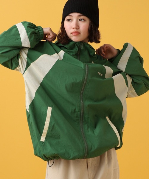 PBLIM(ページボーイリム)の「PAGEBOYLIM/カラーキリカエブルゾン(ブルゾン・レディース・グレー系その他/グリーン系その他/パープル系その他・FREE)」の5枚目の写真