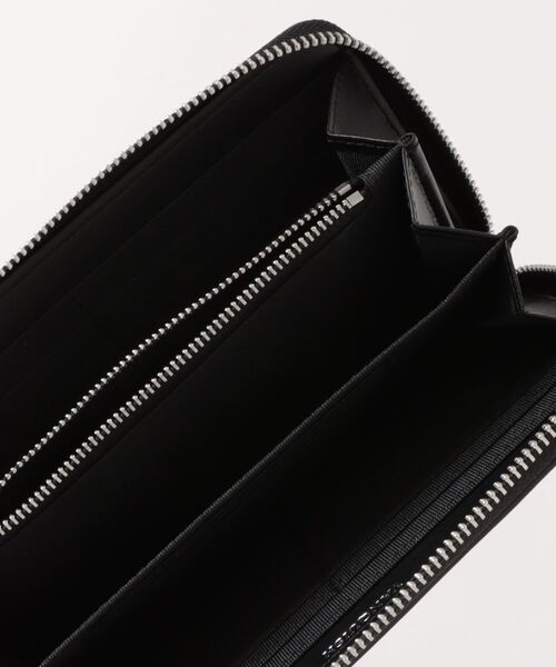 VANQUISH（ヴァンキッシュ）の「【VANQUISH/ヴァンキッシュ】牛革カーボン ラウンドファスナー 長財布（財布・メンズ・ネイビー/レッド/ブラック・FREE）」の5枚目の写真