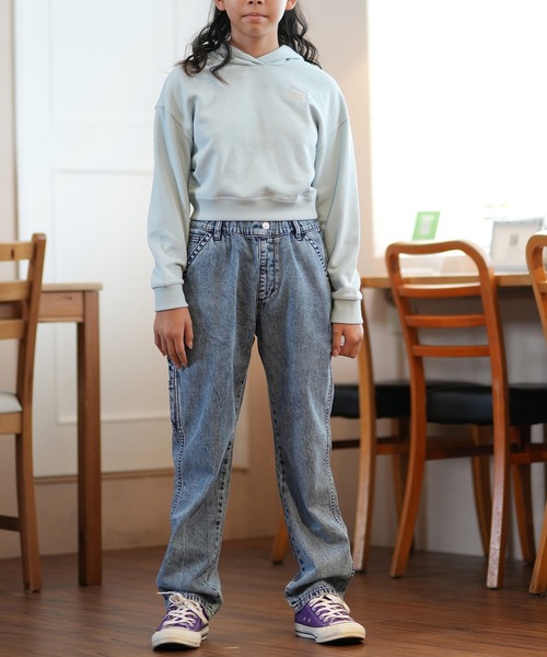 PUMA（プーマ）の「PUMA/プーマ BETTER CLASSICS フーディ スウェット ガールズ フーディー 624454（パーカー・キッズ・ブラック/ベージュ/ブルー/ライトブルー・L/M/S/XL）」の16枚目の写真