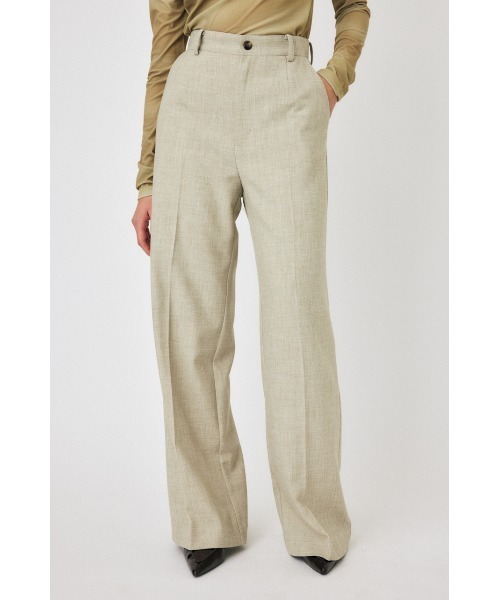 MOUSSY（マウジー）の「CENTER PRESS FLARE パンツ（その他パンツ・レディース・グレー/ブラック/ベージュ・2/1）」の8枚目の写真