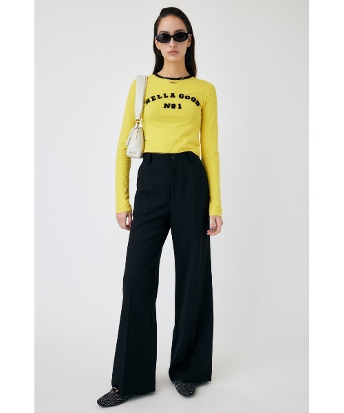 MOUSSY（マウジー）の「CENTER PRESS FLARE パンツ（その他パンツ・レディース・グレー/ブラック/ベージュ・2/1）」の20枚目の写真