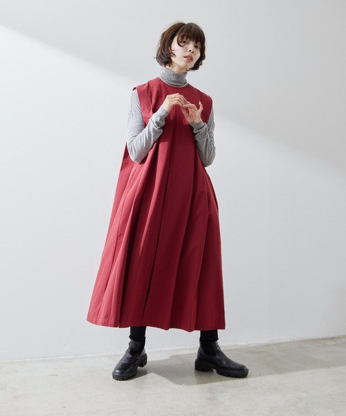 ear PAPILLONNER　プリーツキャミソール【SUM1 STYLE】 ear PAPILLONNER（イアパピヨネ）の「ノースリプリーツ