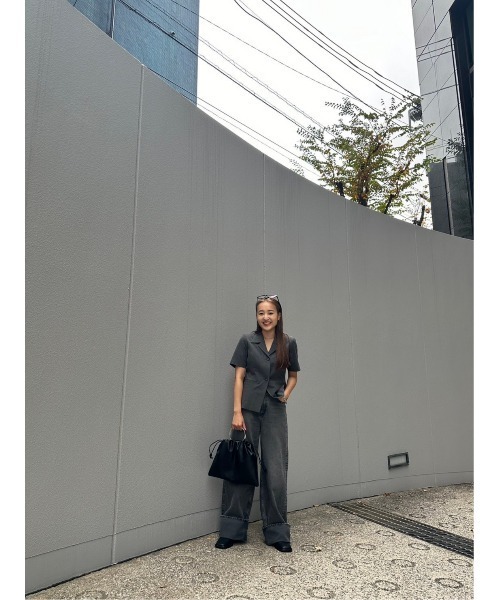 BLACK BY MOUSSY（ブラックバイマウジー）の「shirring mini bag(シャーリングミニバック)（ショルダーバッグ・レディース・カーキ/ブラック・FREE）」の10枚目の写真