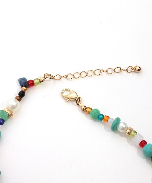 チチカカ（チチカカ）の「ミックスビーズネックレス（ネックレス