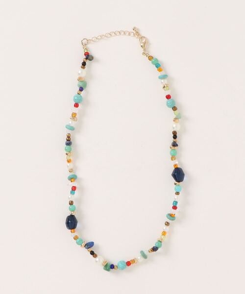 チチカカ（チチカカ）の「ミックスビーズネックレス（ネックレス
