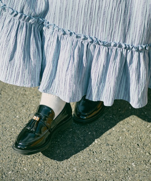 kutir(クティール)の「【クティールとレトロ】タッセルローファー(ローファー・レディース・ブラック/ブラウン・X-LARGE/LARGE/SMALL/MEDIUM)」の12枚目の写真