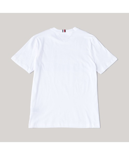 TOMMY HILFIGER（トミーヒルフィガー）の「【オンライン限定】【ユニセックス】チェストストライプTシャツ（Tシャツ/カットソー・メンズ・ブラック/ホワイト/ネイビー・SMALL/MEDIUM/LARGE/X-LARGE）」の10枚目の写真