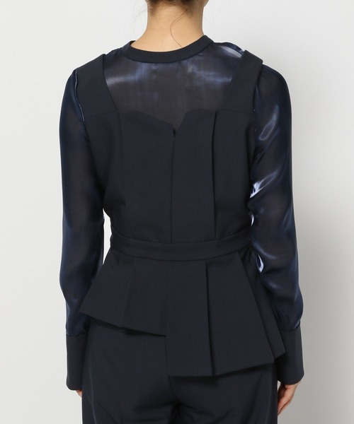 HARE（ハレ）の「【オケージョン/セレモニー/お呼ばれ】2WAYブラウス  