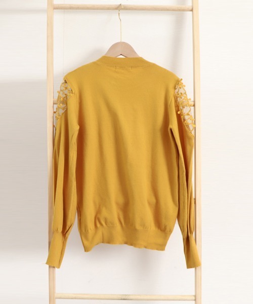 Miniministore(ミニミニストア)の「ニットトップス レディース 韓国ニット秋(ニット/セーター・レディース・ベージュ/イエロー/ブラック・FREE)」の8枚目の写真