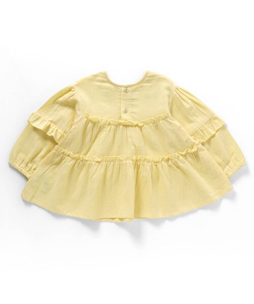 BREEZE（ブリーズ）の「【リンク】ティアードチュニック（チュニック・キッズ・レモンイエロー/ピンク・90/120/100/110/80/130/140）」の4枚目の写真