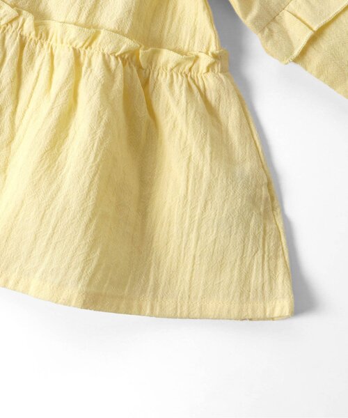 BREEZE（ブリーズ）の「【リンク】ティアードチュニック（チュニック・キッズ・レモンイエロー/ピンク・90/120/100/110/80/130/140）」の5枚目の写真