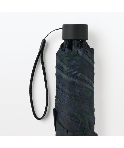 無印良品（ムジルシリョウヒン）の「晴雨兼用　折りたたみ傘　親骨の長さ６０ｃｍ・６本骨（折りたたみ傘・レディース・グリーン系1・60cm）」の9枚目の写真