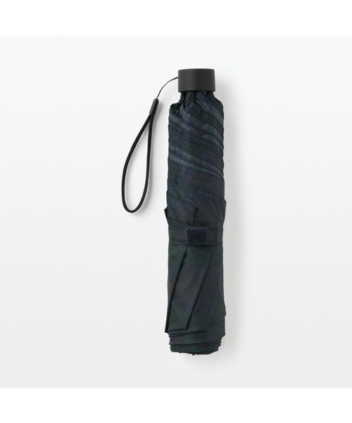 無印良品（ムジルシリョウヒン）の「晴雨兼用　折りたたみ傘　親骨の長さ６０ｃｍ・６本骨（折りたたみ傘・レディース・グリーン系1・60cm）」の5枚目の写真