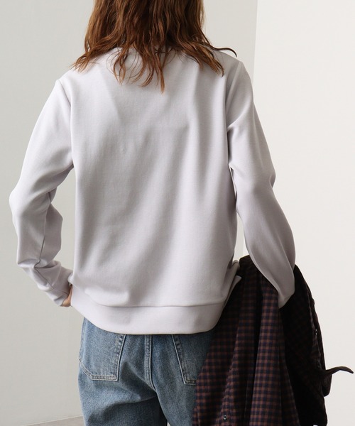 Anna Nicola(アンナニコラ)の「Anna Nicola ロゴ刺繍ダンボールプルオーバー(スウェット・レディース・モスグリーン/ライトグレー/ベージュ/ブラック・38)」の16枚目の写真