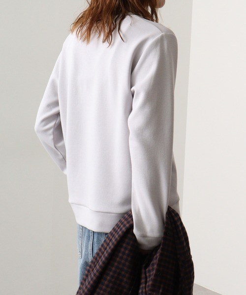 Anna Nicola(アンナニコラ)の「Anna Nicola ロゴ刺繍ダンボールプルオーバー(スウェット・レディース・モスグリーン/ライトグレー/ベージュ/ブラック・38)」の17枚目の写真