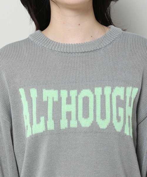 3.3 Field Trip (3.3フィールドトリップ)の「3.3 Field Trip/カラーロゴニット 2103066(ニット/セーター・レディース・ベージュ/グレー・FREE)」の15枚目の写真