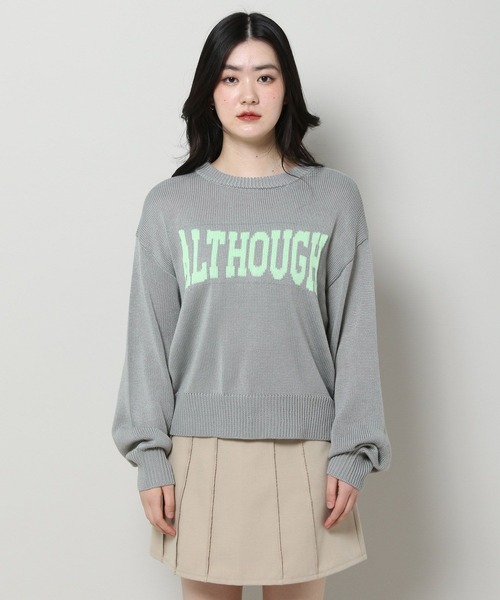 3.3 Field Trip (3.3フィールドトリップ)の「3.3 Field Trip/カラーロゴニット 2103066(ニット/セーター・レディース・ベージュ/グレー・FREE)」の12枚目の写真