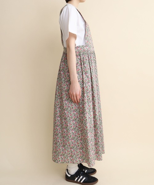 I am I in fact...(アイアムアイインファクト)の「LIBERTY apron one-piece(ジャンパースカート・レディース・グリーン/ブルー・FREE)」の18枚目の写真