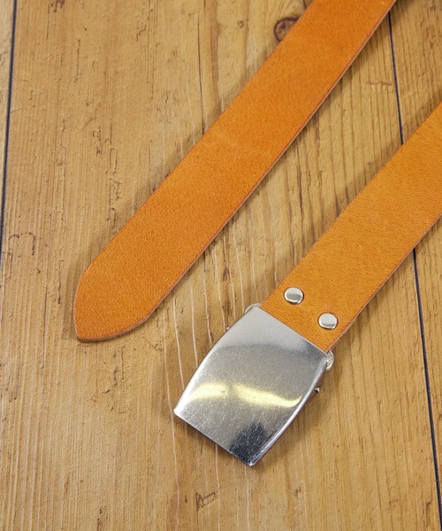 cramp（クランプ）の「Cramp クランプ / 別注バッファローレザーガチャベルト 水牛革レザーベルト / Cr-a101（ベルト・メンズ・ベージュ/ダークブラウン/ブラック・FREE）」の7枚目の写真