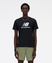 ニューバランス New Balance ショートスリーブTシャツ New Balance Stacked Logo