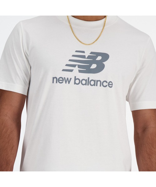 NEW BALANCE（ニューバランス）の「ニューバランス New Balance ショートスリーブTシャツ New Balance Stacked Logo（Tシャツ/カットソー・メンズ・ブラック/ホワイト/ネイビー/ブルー・S/M/L/LL）」の19枚目の写真