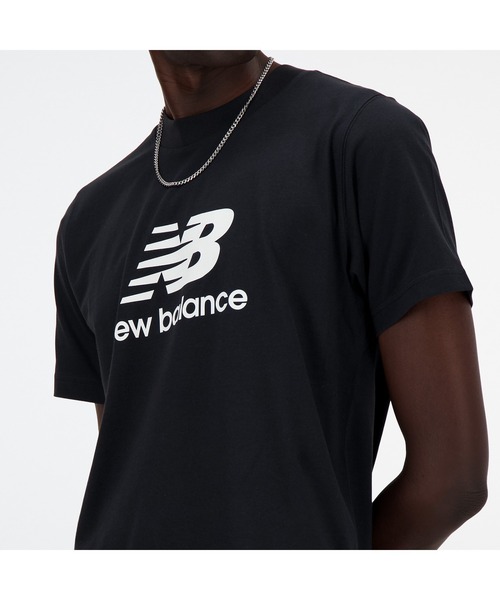 NEW BALANCE（ニューバランス）の「ニューバランス New Balance ショートスリーブTシャツ New Balance Stacked Logo（Tシャツ/カットソー・メンズ・ブラック/ホワイト/ネイビー/ブルー・S/M/L/LL）」の16枚目の写真