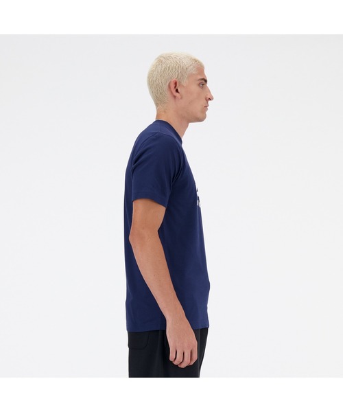 NEW BALANCE（ニューバランス）の「ニューバランス New Balance ショートスリーブTシャツ New Balance Stacked Logo（Tシャツ/カットソー・メンズ・ブラック/ホワイト/ネイビー/ブルー・S/M/L/LL）」の12枚目の写真