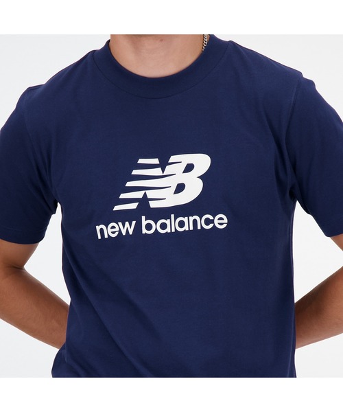 NEW BALANCE（ニューバランス）の「ニューバランス New Balance ショートスリーブTシャツ New Balance Stacked Logo（Tシャツ/カットソー・メンズ・ブラック/ホワイト/ネイビー/ブルー・S/M/L/LL）」の13枚目の写真