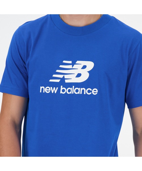 NEW BALANCE（ニューバランス）の「ニューバランス New Balance ショートスリーブTシャツ New Balance Stacked Logo（Tシャツ/カットソー・メンズ・ブラック/ホワイト/ネイビー/ブルー・S/M/L/LL）」の10枚目の写真