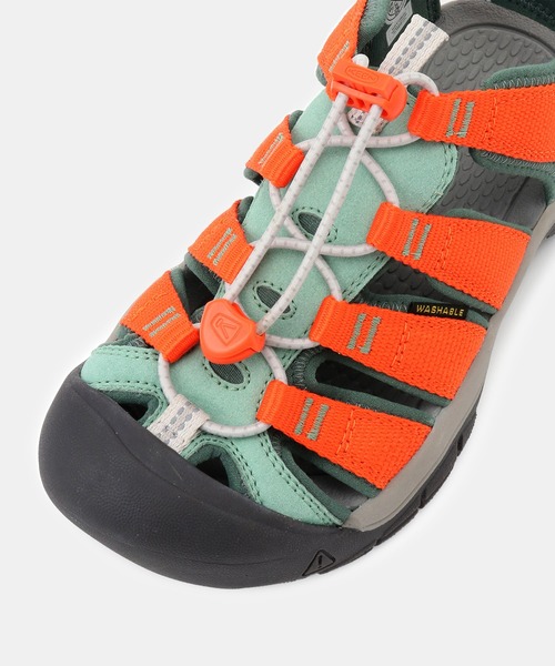 KEEN（キーン）の「【KIDS】【KEEN/キーン】ニューポートパウンドレス（サンダル・キッズ・ライトグリーン/ブルー系その他・18/19.5/20/21）」の7枚目の写真