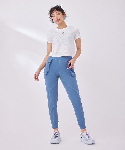 PUMA(プーマ)の「【PUMA】DARE TO クロップドTシャツ(Tシャツ/カットソー・レディース・イエロー/ホワイト/ブラック・M/L)」の10枚目の写真