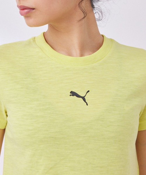 PUMA(プーマ)の「【PUMA】DARE TO クロップドTシャツ(Tシャツ/カットソー・レディース・イエロー/ホワイト/ブラック・M/L)」の12枚目の写真