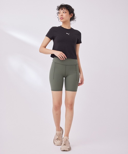 PUMA(プーマ)の「【PUMA】DARE TO クロップドTシャツ(Tシャツ/カットソー・レディース・イエロー/ホワイト/ブラック・M/L)」の15枚目の写真