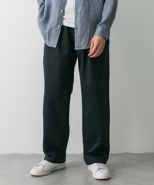 URBAN RESEARCH DOORS（アーバンリサーチドアーズ）の「『イージーケア』『速乾』2タックワイドチノパンツ（その他パンツ・メンズ・ベージュ/ネイビー/オフホワイト・MEDIUM/LARGE）」の3枚目の写真