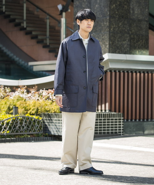 URBAN RESEARCH DOORS（アーバンリサーチドアーズ）の「『イージーケア』『速乾』2タックワイドチノパンツ（その他パンツ・メンズ・ベージュ/ネイビー/オフホワイト・MEDIUM/LARGE）」の9枚目の写真